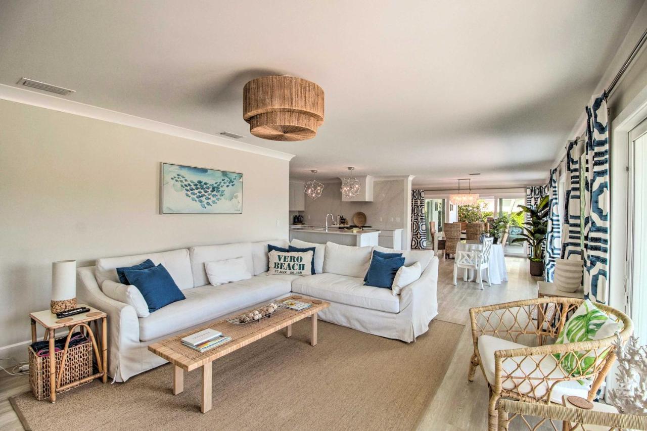 Lavish Vero Escape With Pool, Patio And Dock!
